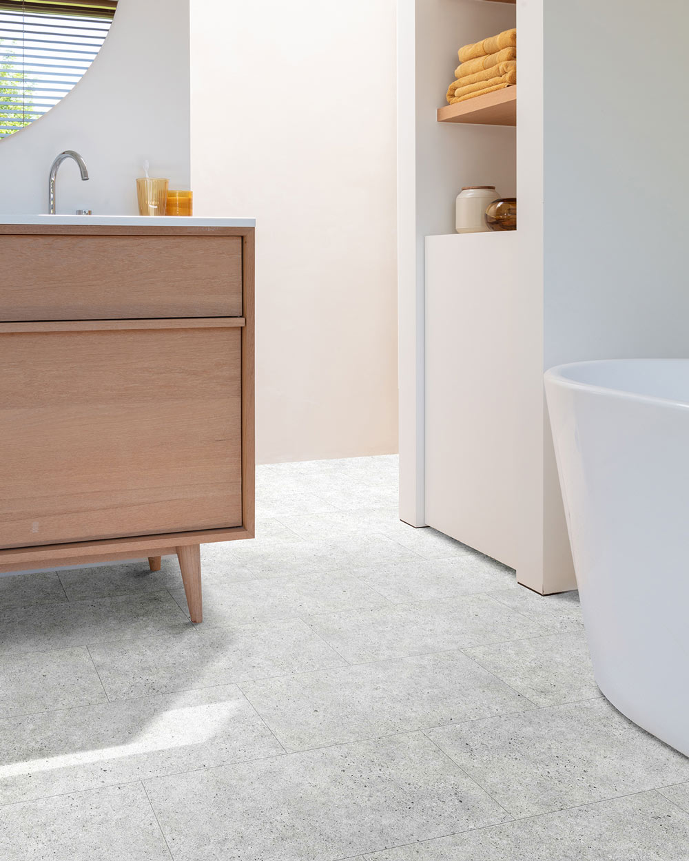 Виниловое напольное покрытие класса люкс для ванной комнаты - LayRed - Volterra 46919
