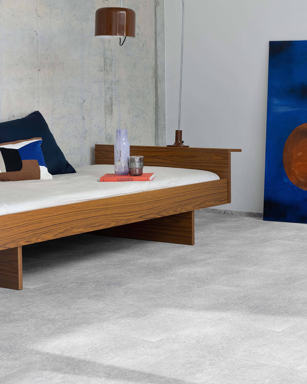 Light luxury vinyl flooring - Cantera 46921