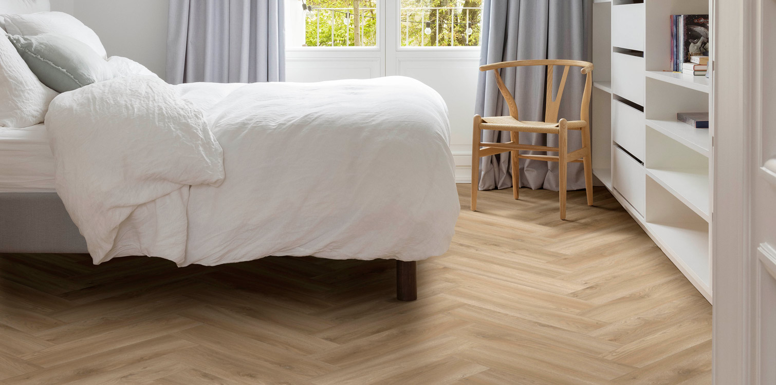 Beige vinyl flooring | Moduleo